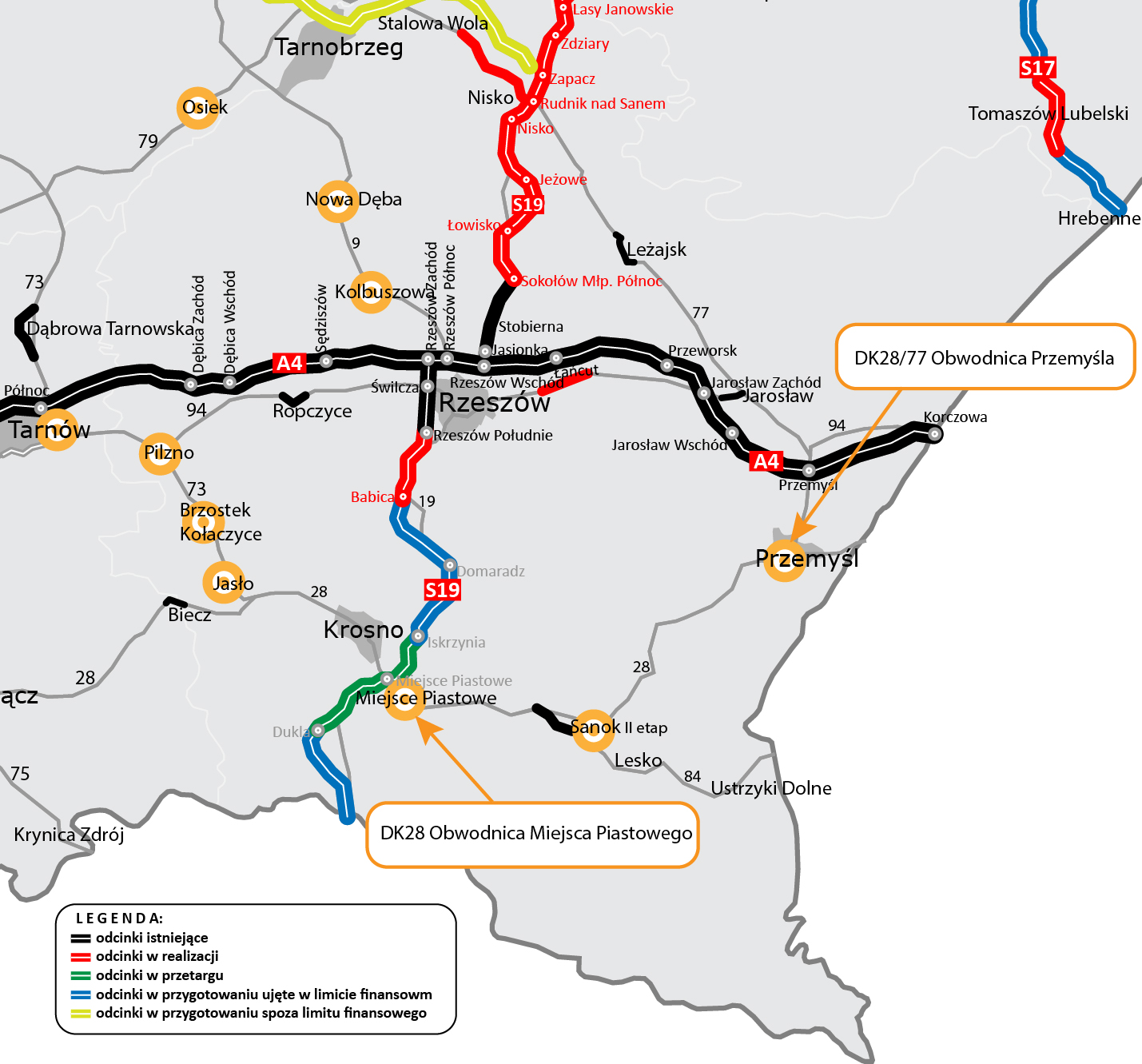 GDDKiA wybrało najlepsze oferty na opracowanie dokumentacji dla obwodnic Przemyśla i Miejsca Piastowego - Zdjęcie główne