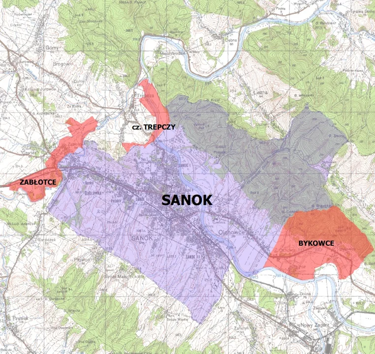Radni opowiedzieli się jednogłośnie za poszerzeniem granic Sanoka!  - Zdjęcie główne