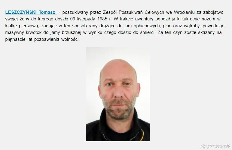 Poszukiwani najgroźniejsi przestępcy