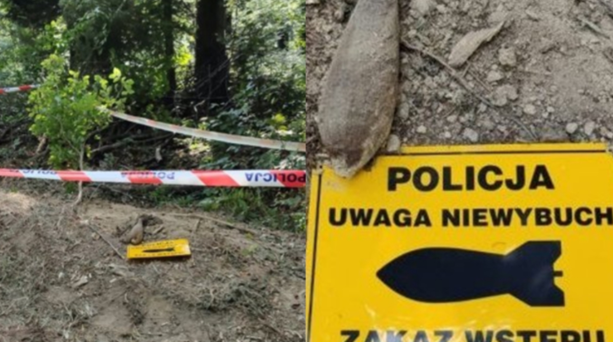 Znaleziono pocisk moździerzowy w Bieszczadach!  - Zdjęcie główne