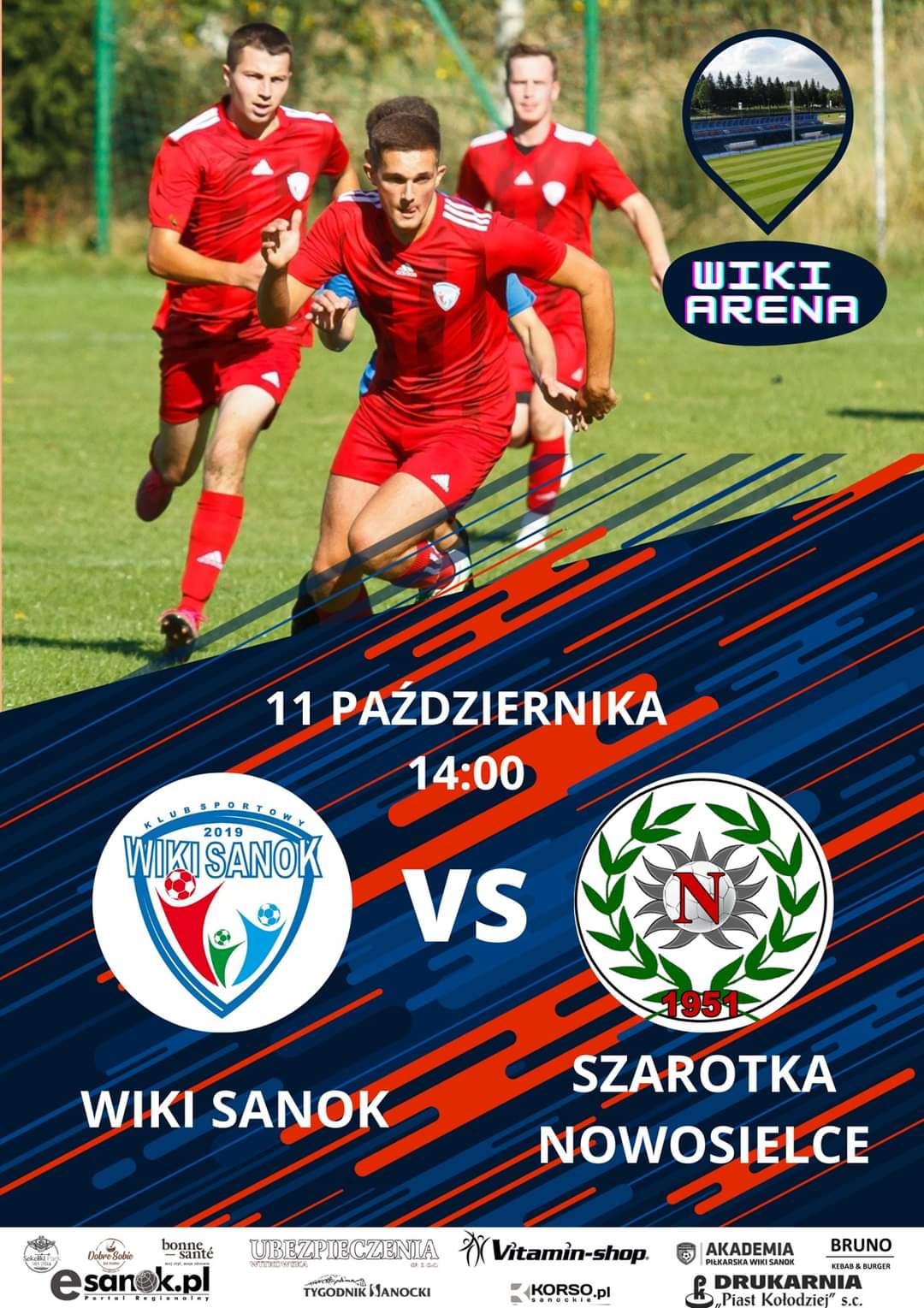 Lider A klasy Wiki Sanok zagra z Szarotką Nowosielce - Zdjęcie główne