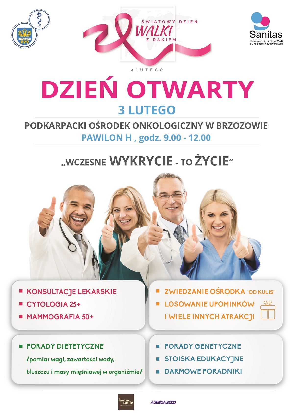 Wczesne wykrycie to życie - Światowy Dzień Walki z Rakiem - Zdjęcie główne