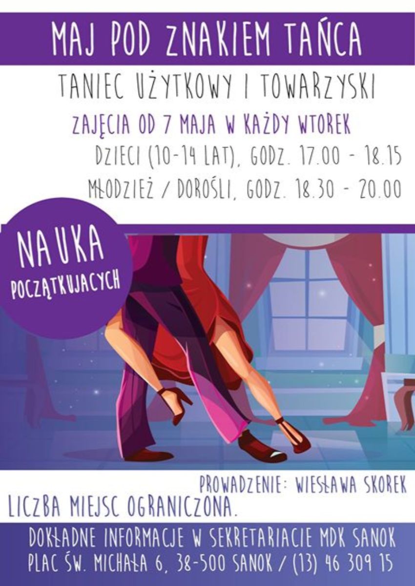 SANOK: Maj pod znakiem tańca  - Zdjęcie główne