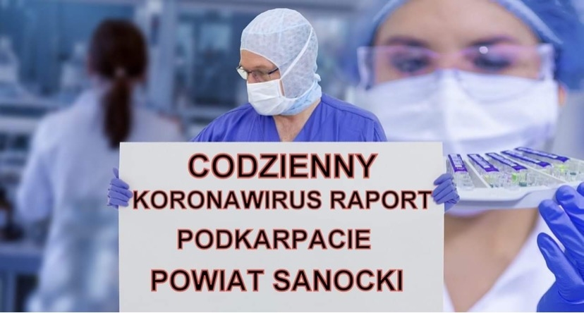 KORONAWIRUS RAPORT: 29 nowych zakażeń w powiecie sanockim - Zdjęcie główne