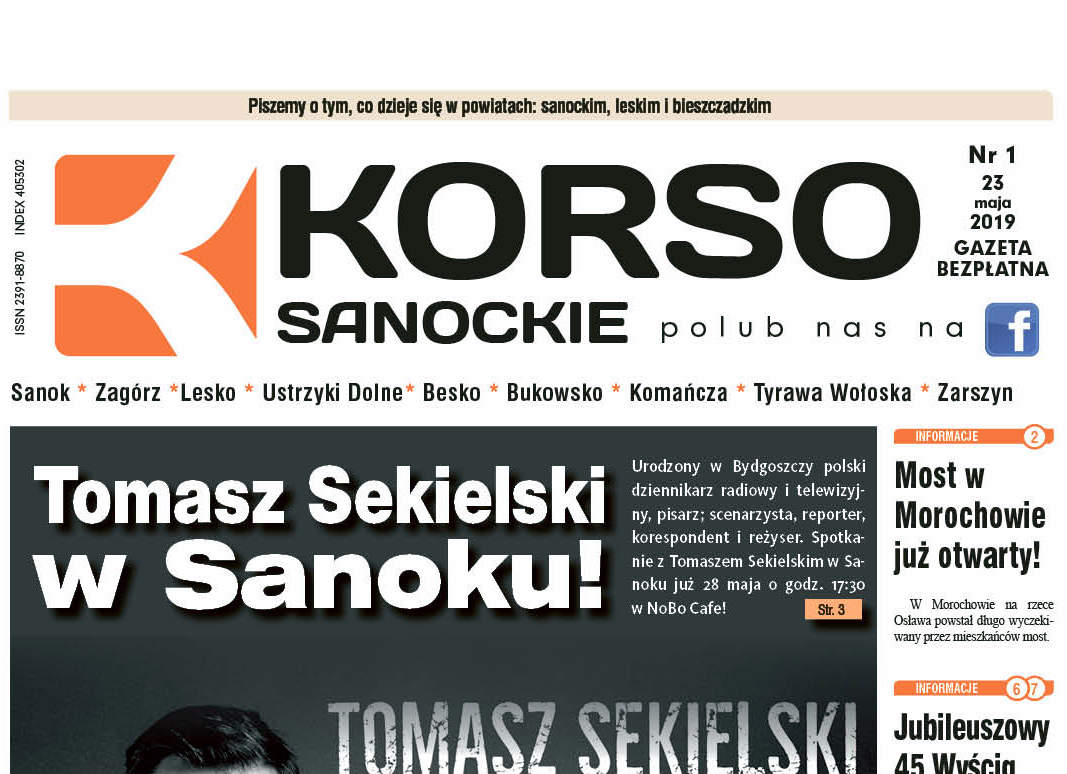 Wracamy po przerwie! Gazeta Korso Sanockie od dziś w wersji papierowej! - Zdjęcie główne