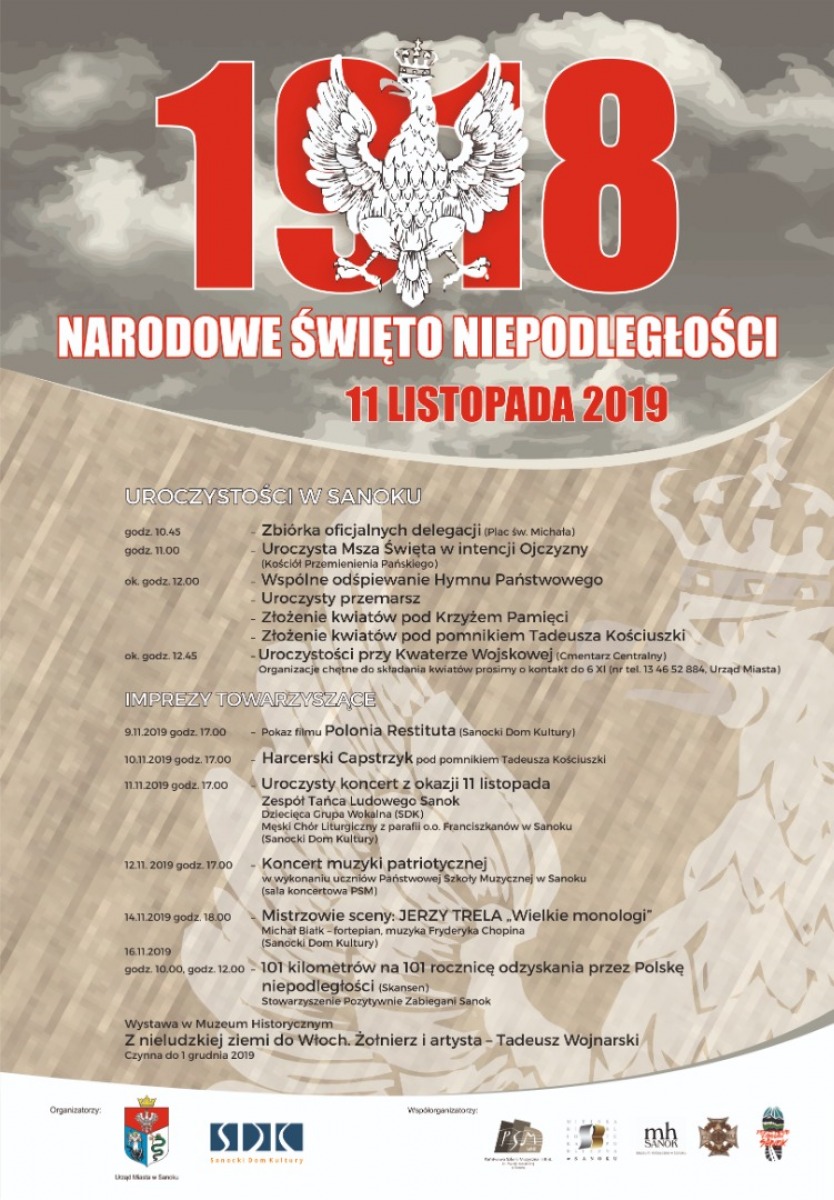 Narodowe Święto Niepodległości w Sanoku [PROGRAM OBCHODÓW] - Zdjęcie główne