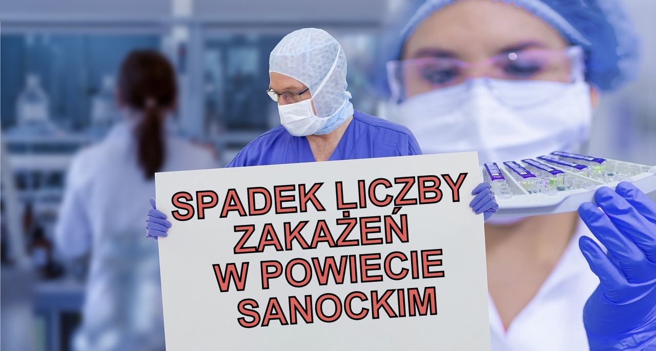 KORONAWIRUS: Spadek liczby zakażeń w powiecie sanockim! - Zdjęcie główne