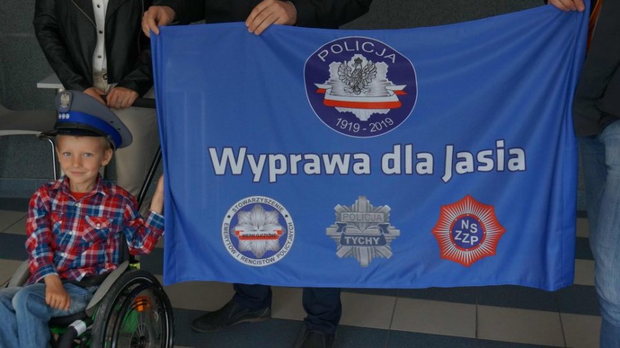 Charytatywna wyprawa górskim szlakiem dla Jasia na 100-lecie powstania Policji - Zdjęcie główne