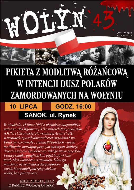 Różaniec w intencji Polaków zamordowanych na Wołyniu  - Zdjęcie główne