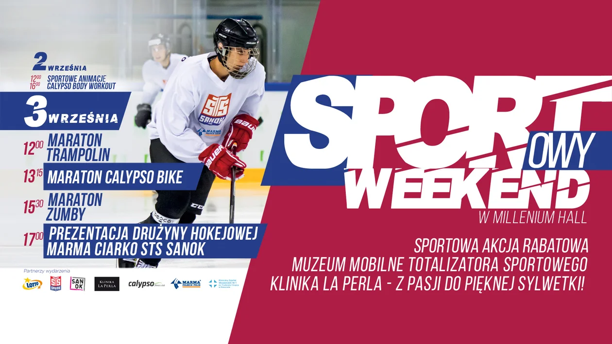 Zapraszamy na sportowy weekend w Millenium Hall z sanockimi hokeistami - Zdjęcie główne