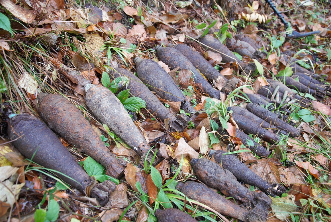  W Bieszczadach znaleziono ponad 30 pocisków moździerzowych z czasów II wojny światowej - Zdjęcie główne