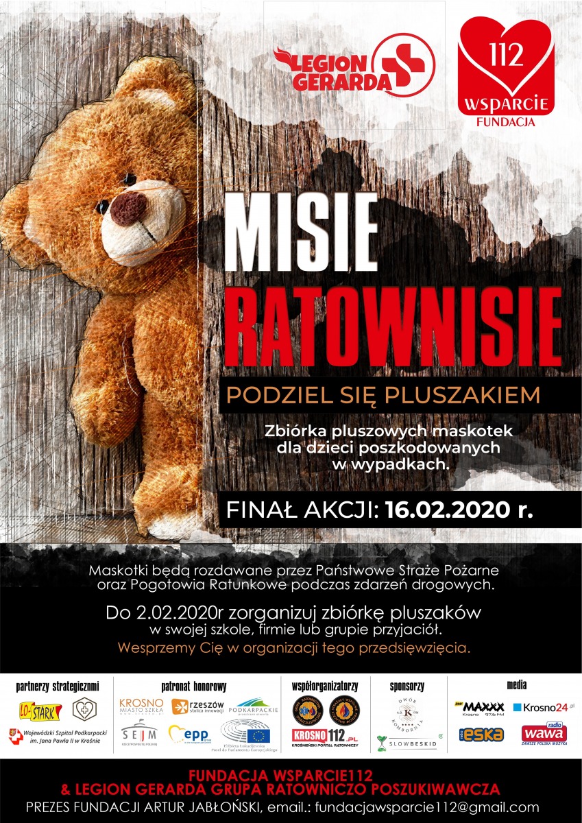 Misie Ratownisie - Zbieramy pluszaki w Sanoku! - Zdjęcie główne
