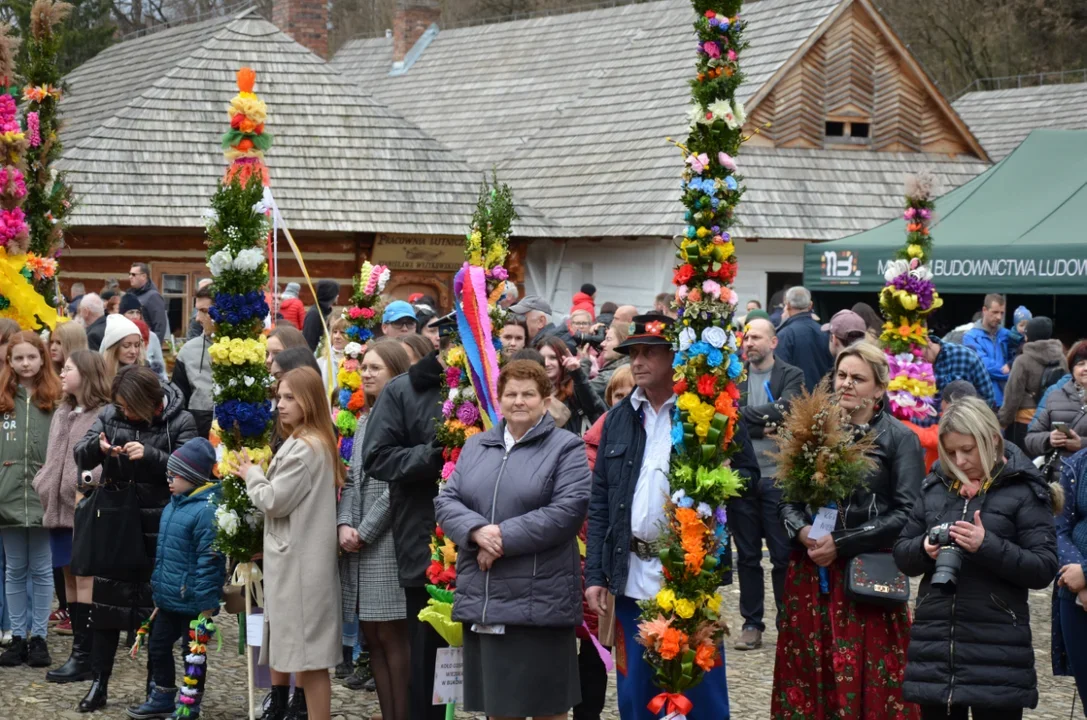 Niedziela Palmowa na Rynku Galicyjskim w sanockim skansenie - Zdjęcie główne