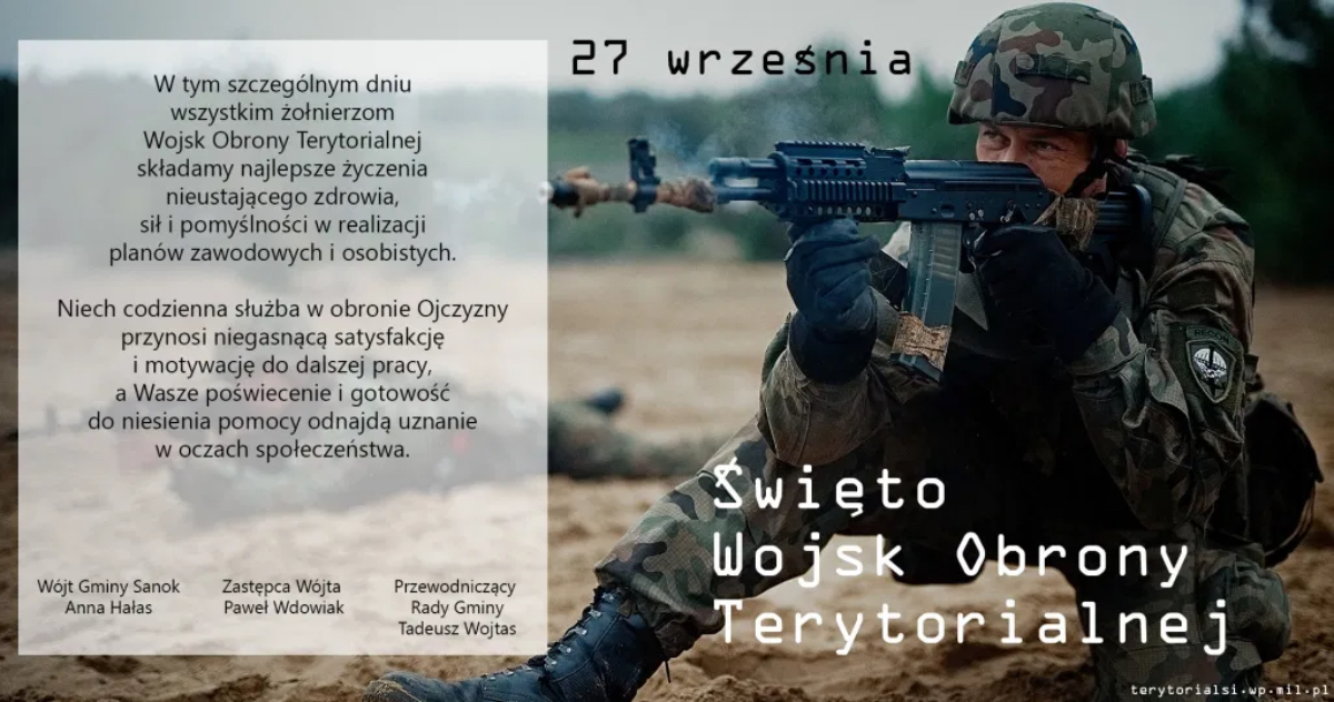 Święto Wojsk Obrony Terytorialnej!  - Zdjęcie główne