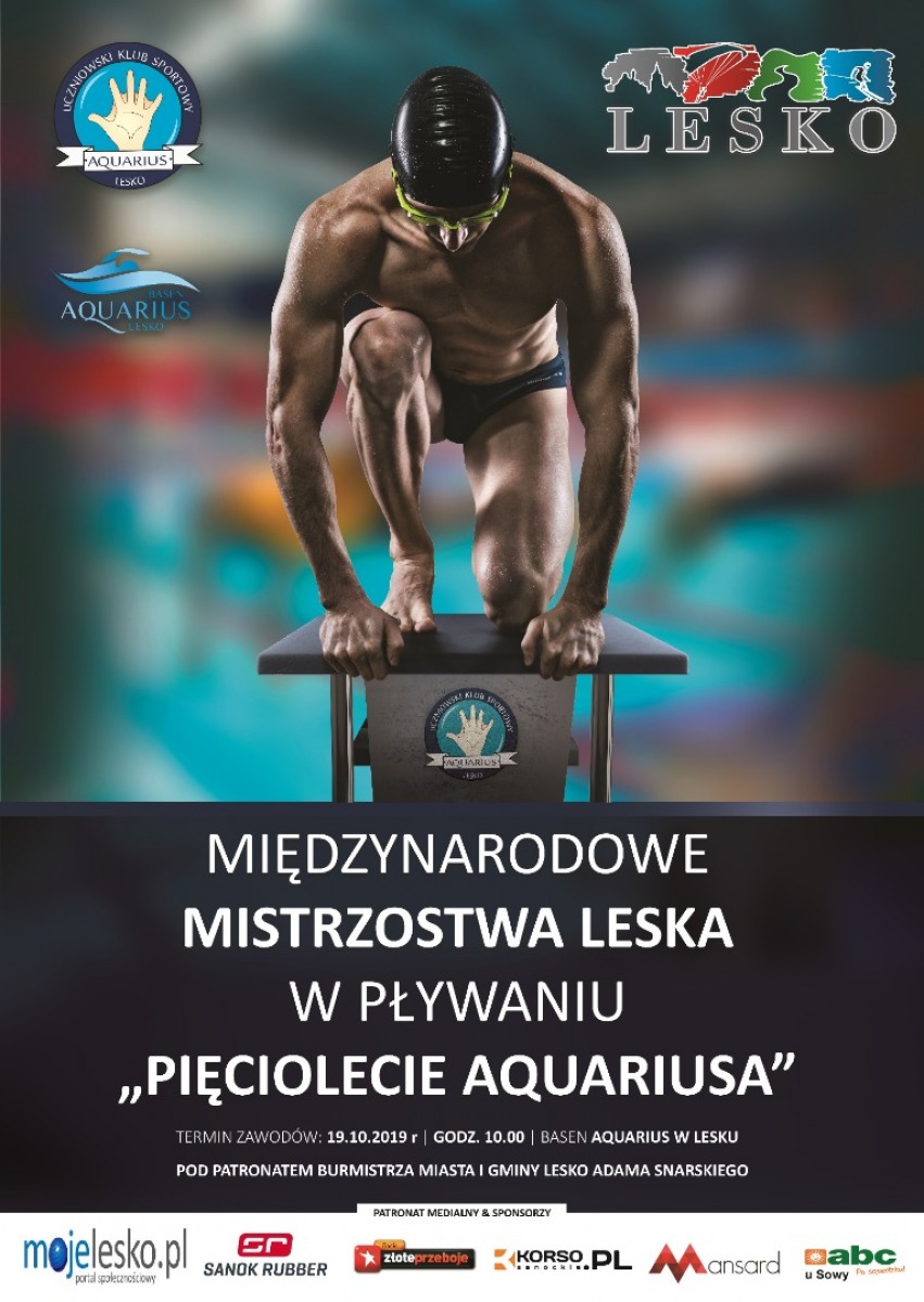 Zapraszamy na Międzynarodowe Mistrzostwa Leska w Pływaniu - Zdjęcie główne