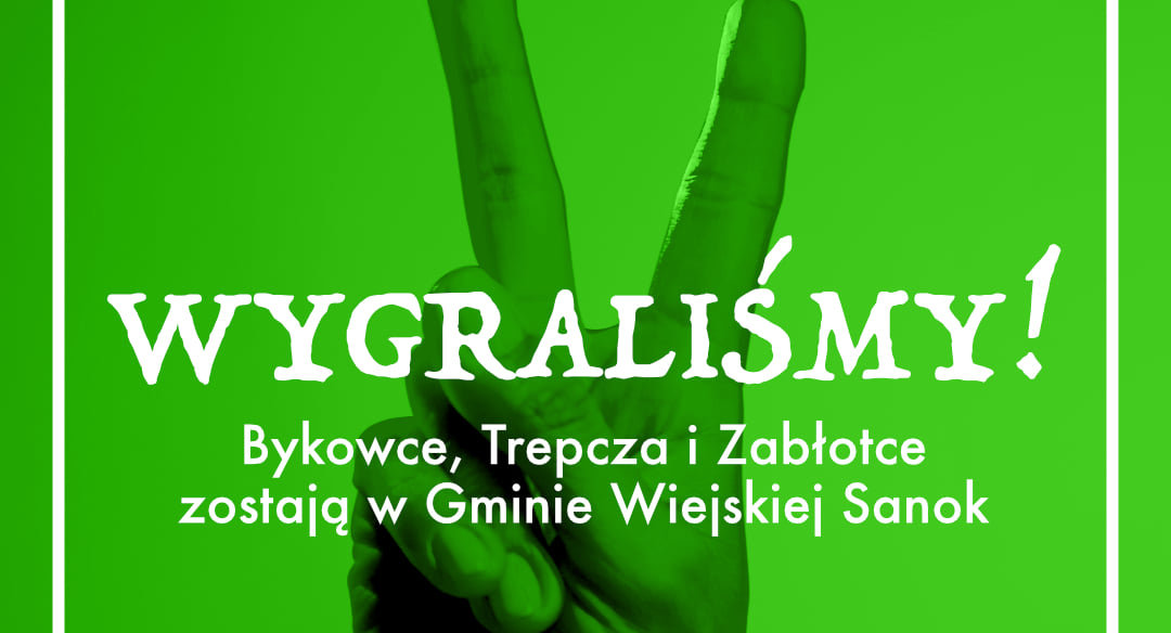 Trepcza, Bykowce i Zabłotce pozostają w granicach administracyjnych Gminy Wiejskiej Sanok! - Zdjęcie główne