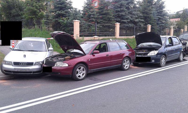 HUMNISKA: Zderzenie czterech samochodów [ZDJĘCIA] - Zdjęcie główne