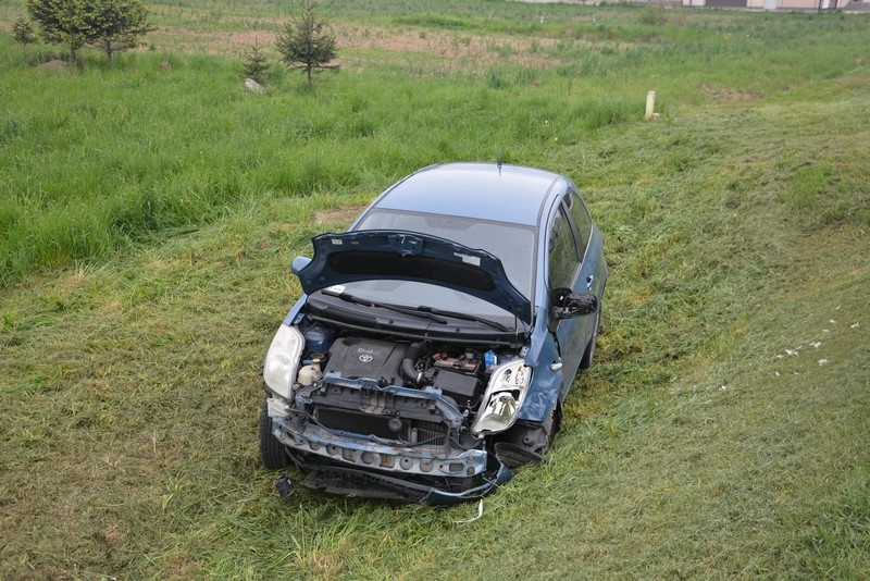 Zderzenie trzech samochodów w Rymanowie - jedna osoba w szpitalu - Zdjęcie główne