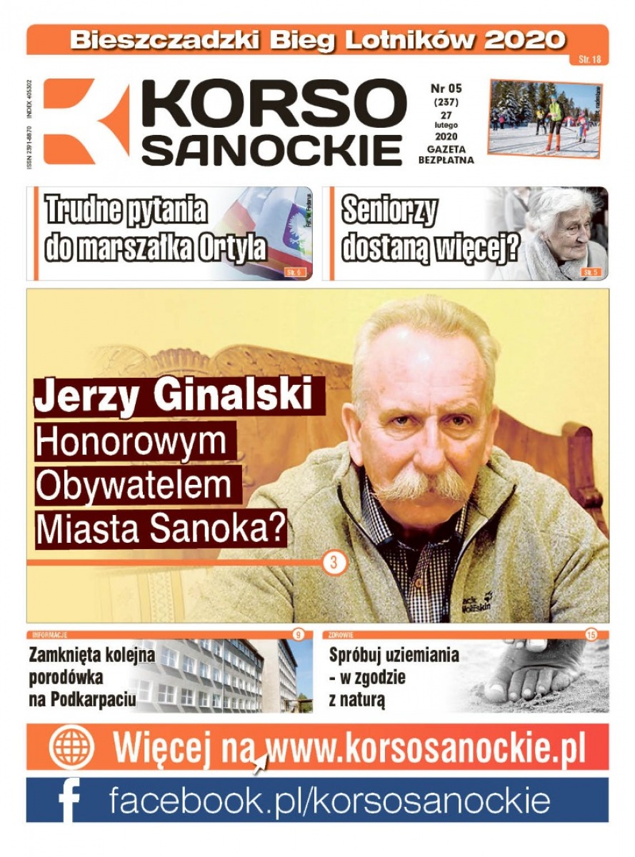 Już dzisiaj nowy numer 5/2020 gazety Korso Sanockie - Zdjęcie główne