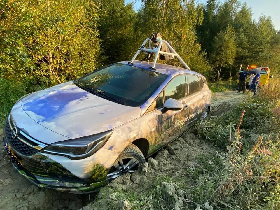 Google Street View zgubiło się na swojej mapie. Pomoc drogowa Skulich Sanok ich ratowała [ZDJĘCIA] - Zdjęcie główne