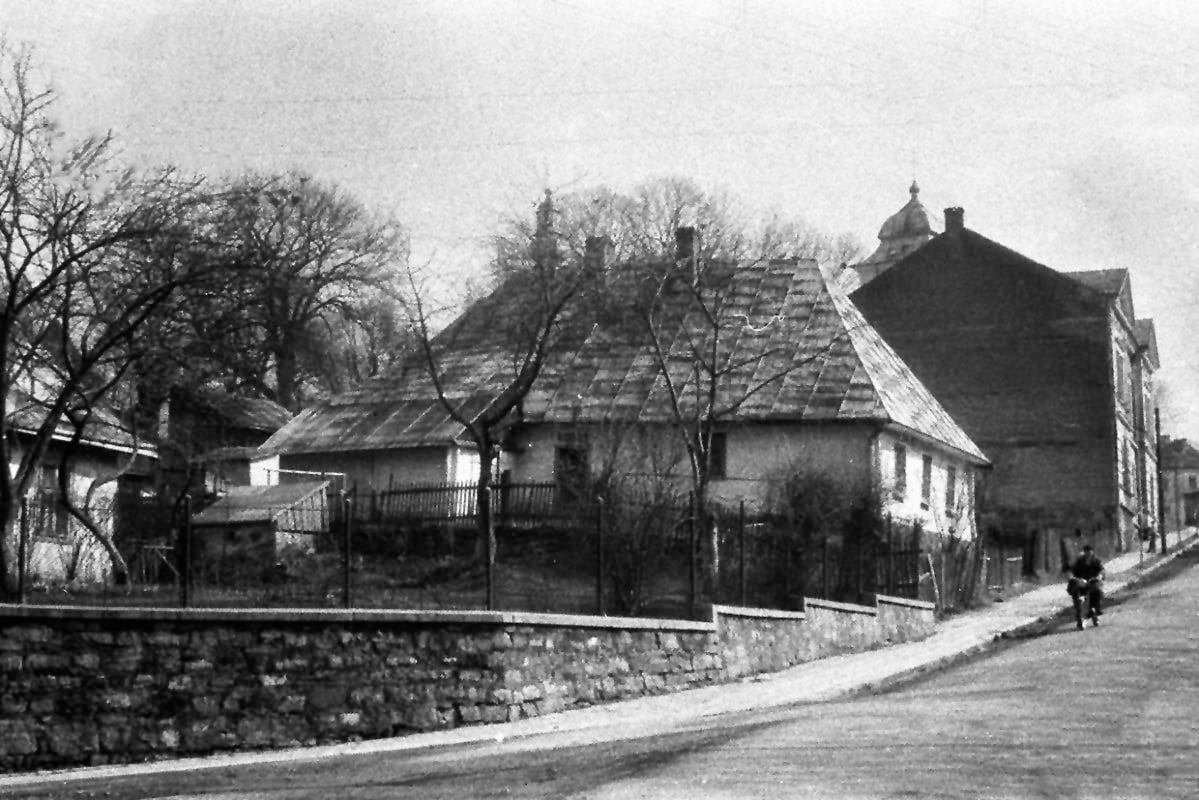 Lata 1958-1959. Sanok - ulica Zamkowa.