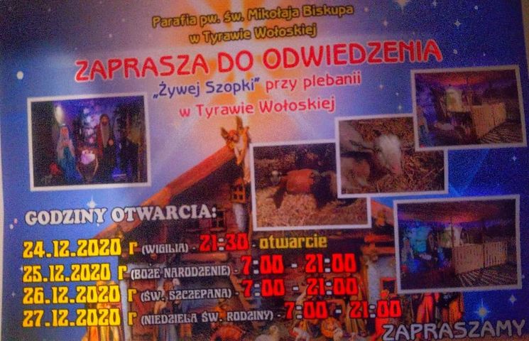 Żywa szopka w Tyrawie Wołoskiej [FOTO] - Zdjęcie główne