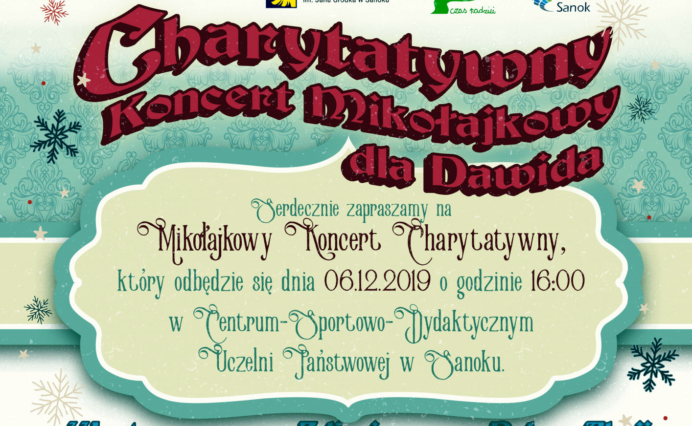 Charytatywny mikołajkowy koncert dla Dawida Radziejewskiego - Zdjęcie główne