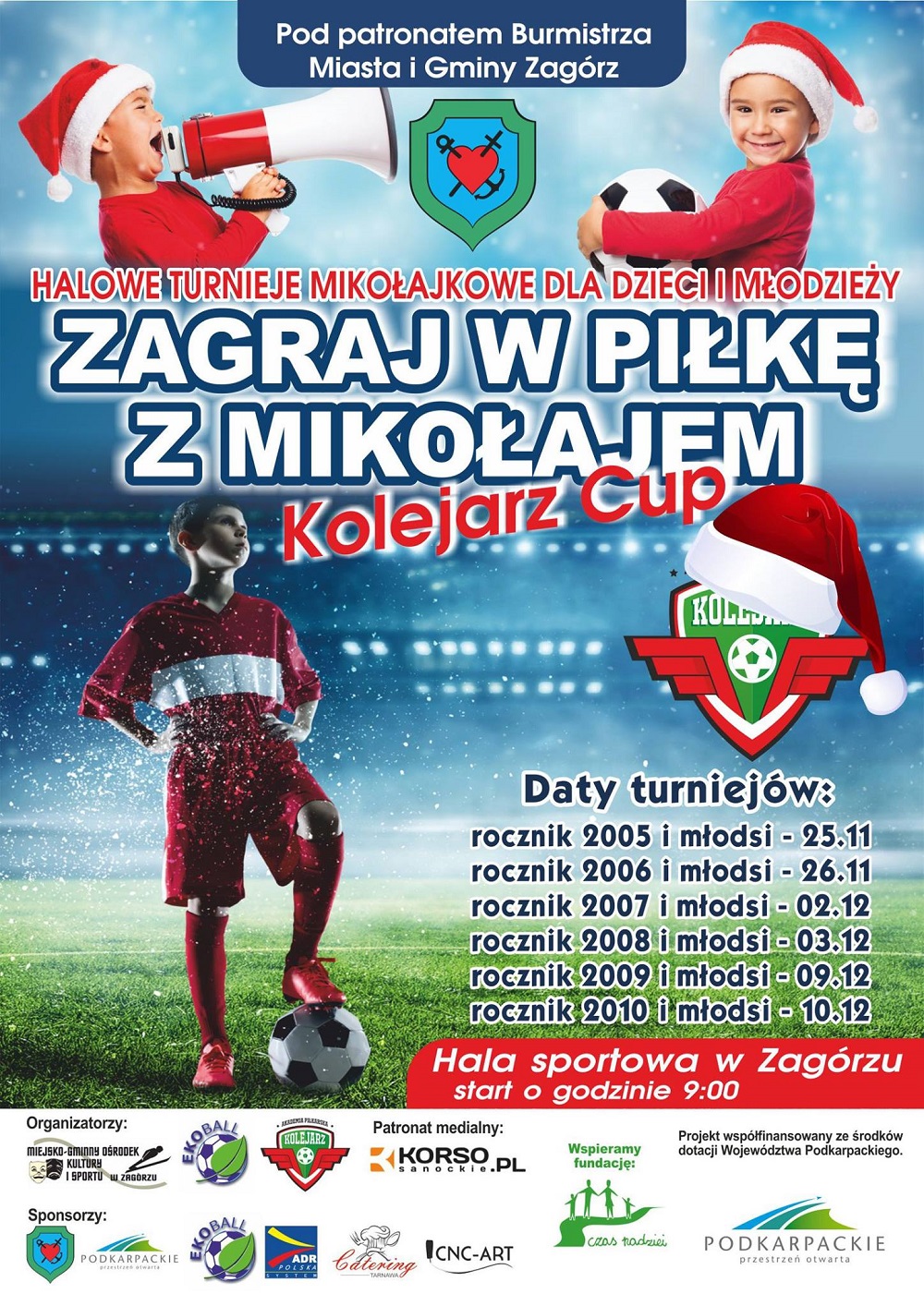 Mikołajki na sportowo pod patronatem Korso Gazety Sanockiej - Zdjęcie główne