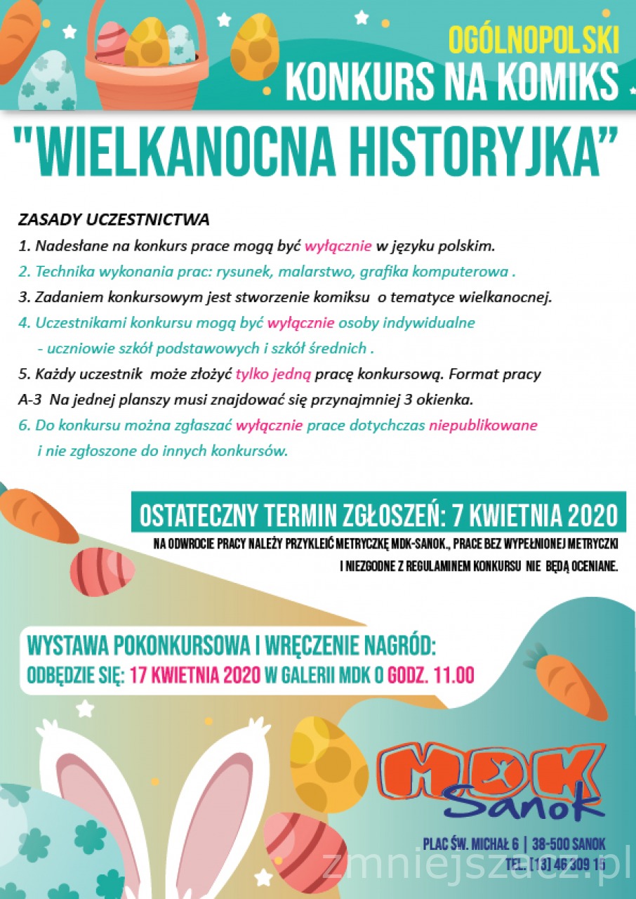 Konkurs na komiks "Wielkanocna historyjka" - Zdjęcie główne