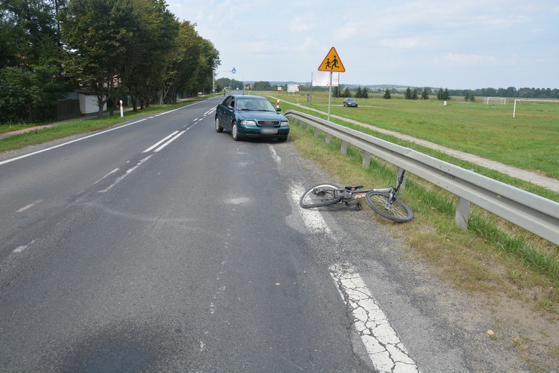 Potrącenie 12-letniego rowerzysty w Moderówce - Zdjęcie główne