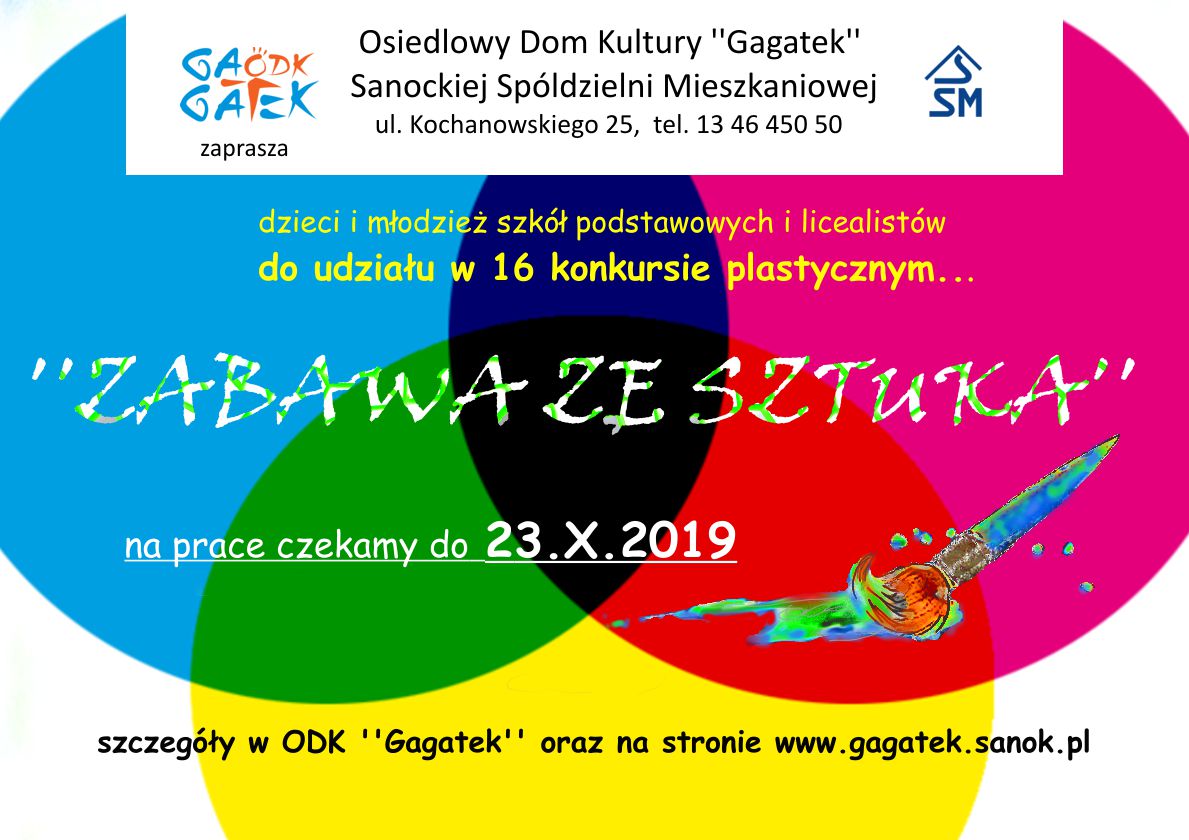 "ZABAWA ZE SZTUKĄ" w Osiedlowym Domu Kultury Gagatek - Zdjęcie główne