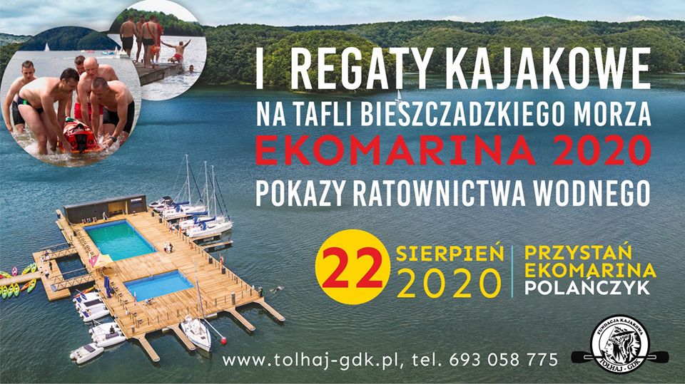 Regaty Kajakowe na tafli Bieszczadzkiego Morza EkoMarina 2020 - Zdjęcie główne