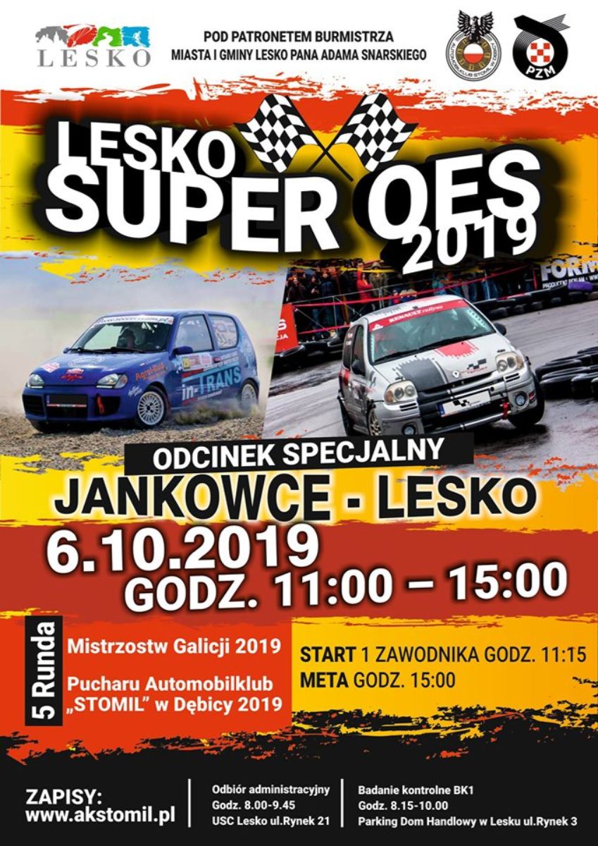 Już dzisiaj - Super Oes Lesko 2019! - Zdjęcie główne