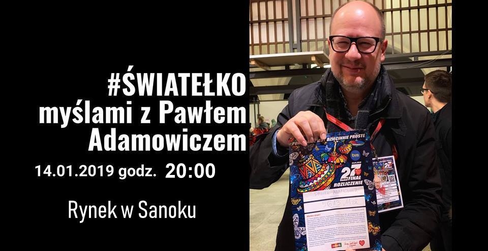 SANOK: Solidarni z Pawłem Adamowiczem - Zdjęcie główne