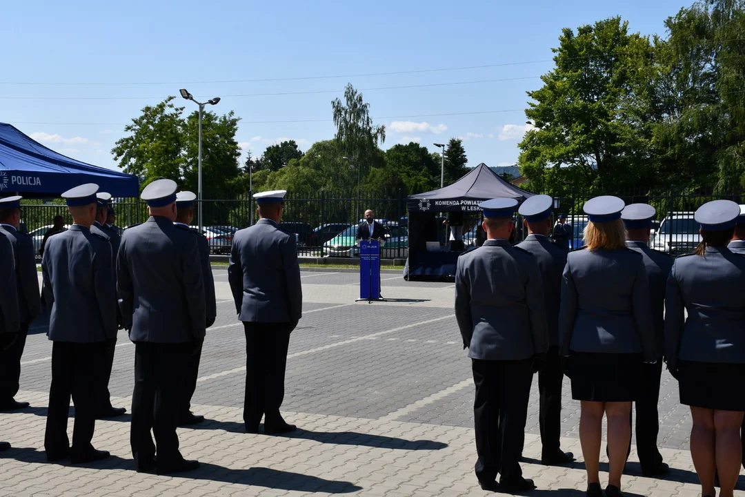 Święto Policji w Komendzie Powiatowej Policji w Lesku [ZDJĘCIA] - Zdjęcie główne