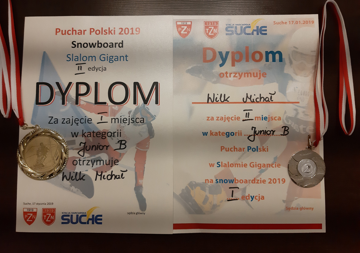 Złoty i srebrny medal Michała Wilka - Zdjęcie główne