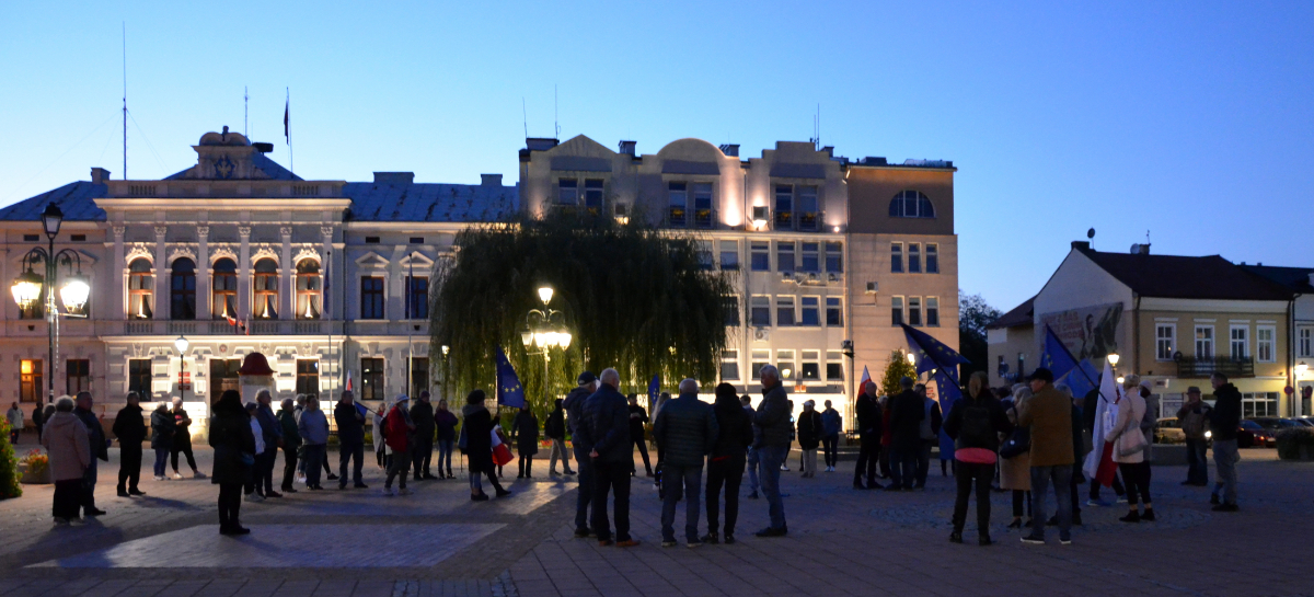 Europa to My! Sanoczanie protestowali na Rynku
