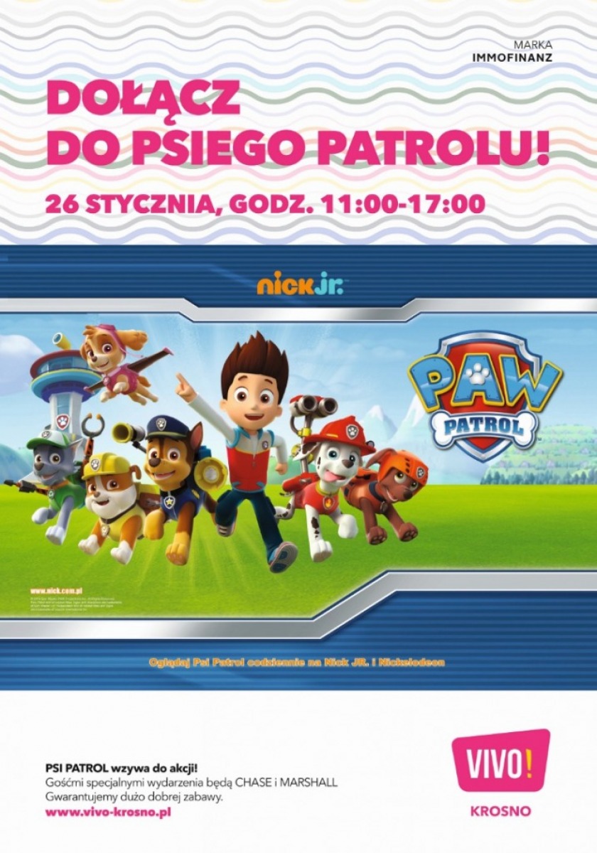 KROSNO: Spotkanie z „Psim Patrolem” w VIVO! - Zdjęcie główne