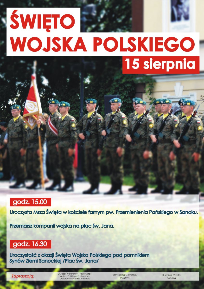 Święto Wojska Polskiego w Sanoku - Zdjęcie główne