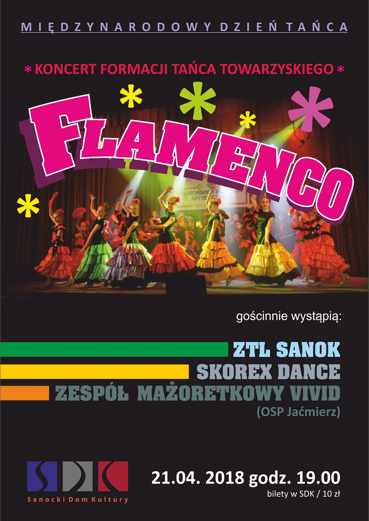 Koncert Formacji Tańca Towarzyskiego FLAMENCO - Zdjęcie główne