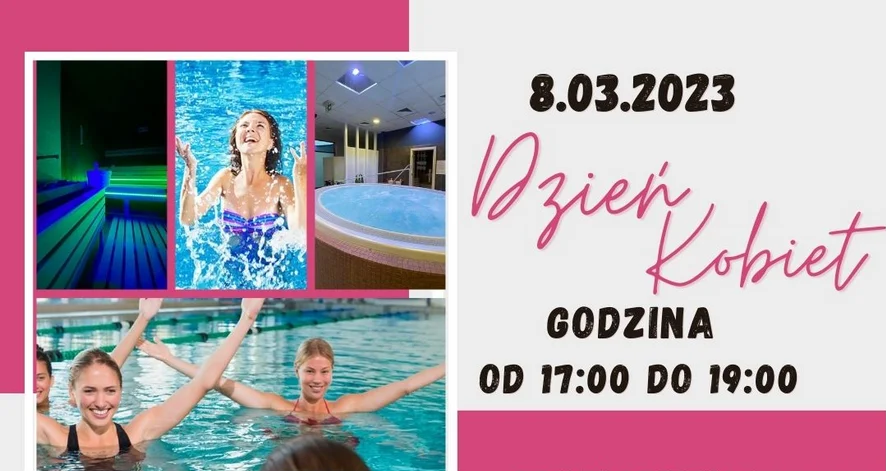 MOSiR Mielec zaprasza na specjalny event z okazji Dnia Kobiet. Aqua dance, strefa SPA, fit catering - Zdjęcie główne