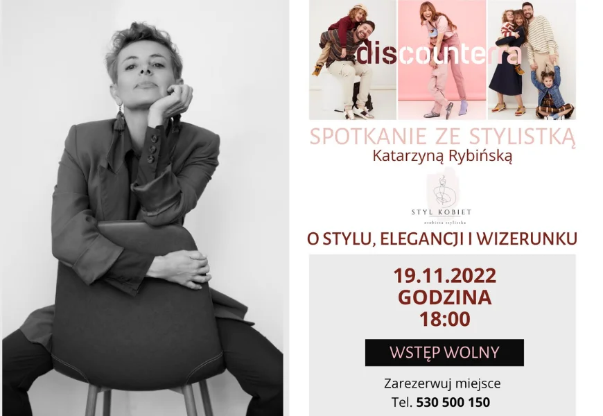 Spotkanie ze stylistką mody w galerii Aura. Discounterra ugości Katarzynę Rybińsą [ZAPOWIEDŹ] - Zdjęcie główne