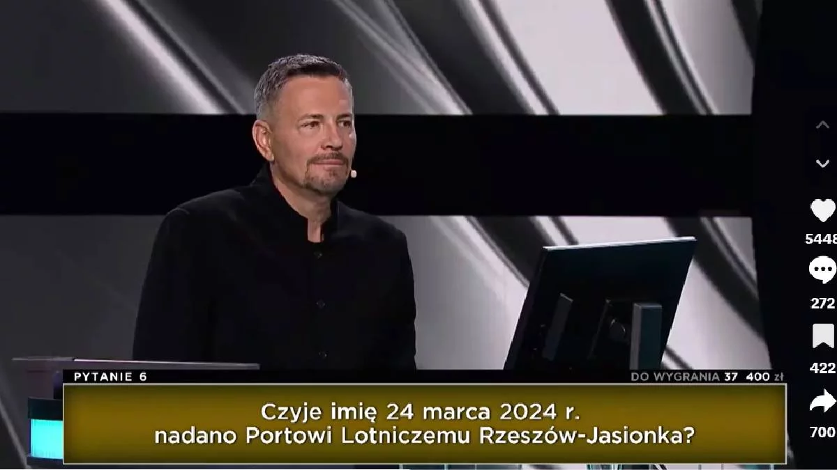 Krzysztof Ibisz zapytał uczestników "Awantury o Kasę" o lotnisko w Jasionce. Znali odpowiedź? - Zdjęcie główne