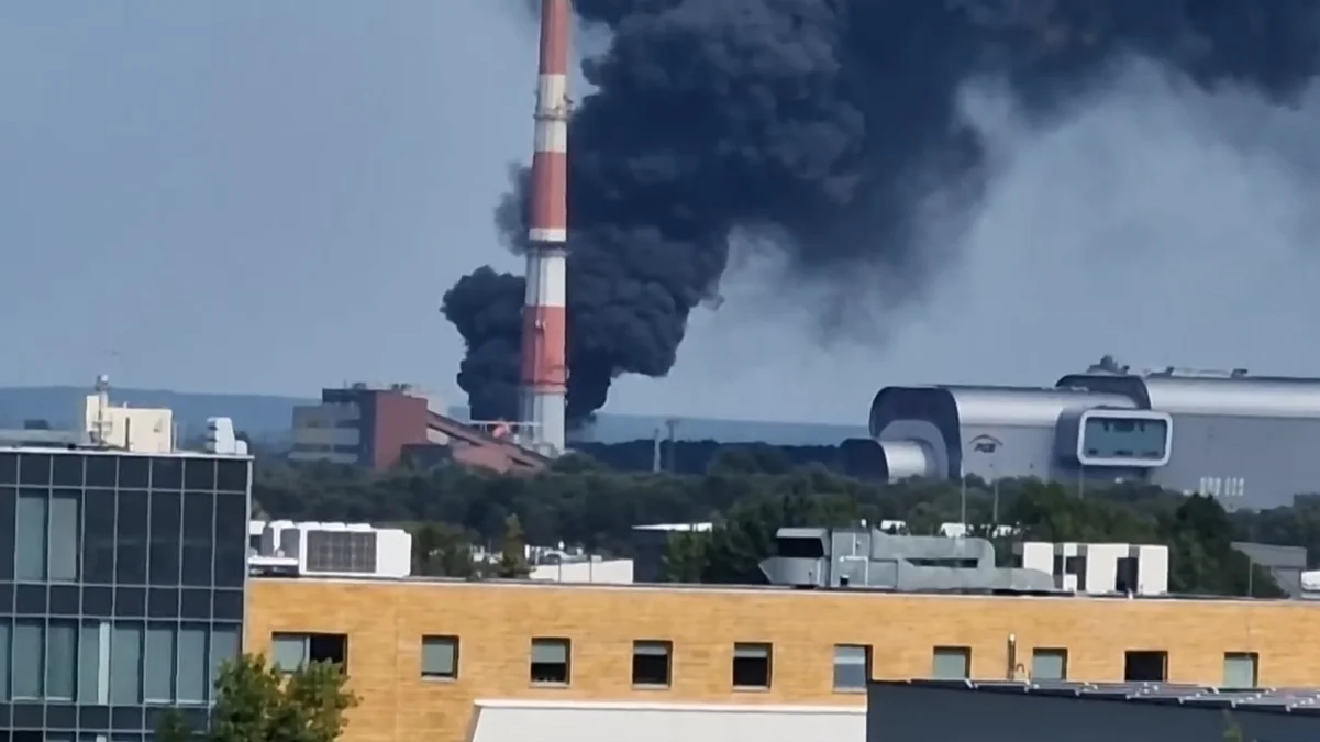 Wielki pożar w Rzeszowie. Kłęby dymu unoszą się nad miastem. Co się stało? [ZDJĘCIA, WIDEO] - Zdjęcie główne