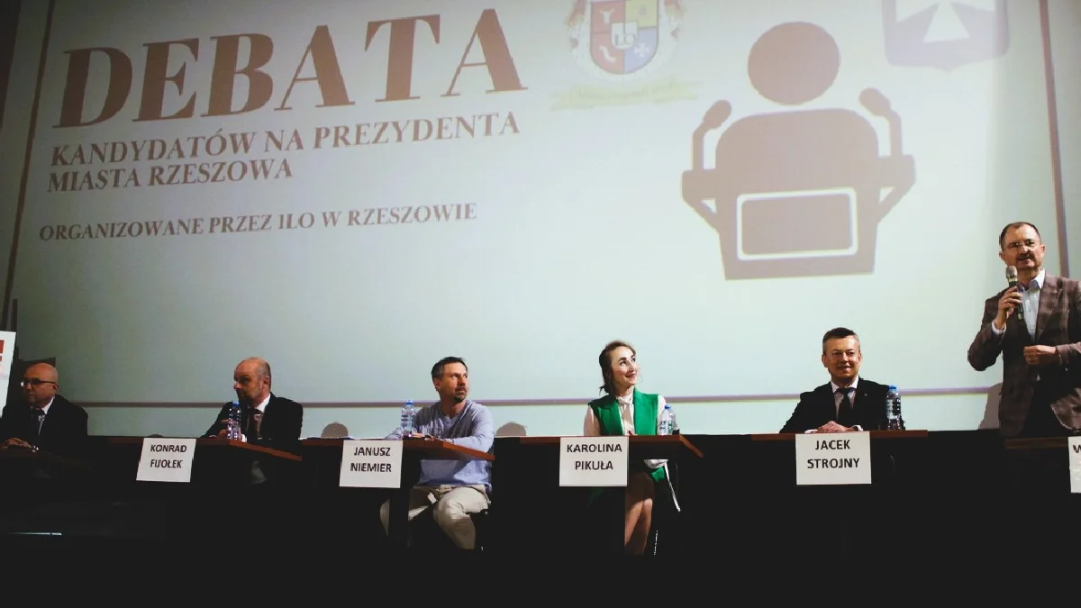 Debata kandydatów na prezydenta Rzeszowa. Rozmawiali o kulturze, transporcie i technologii. Kto wygrał? - Zdjęcie główne