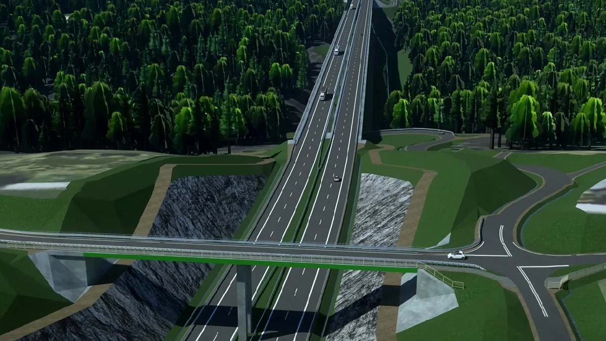 Nowa droga ekspresowa Domaradz - Krosno przed 2026 rokiem - Zdjęcie główne