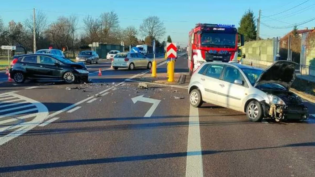 Wypadek  w Kraczkowej. Utrudnienia w ruchu na trasie Rzeszów - Łańcut - Zdjęcie główne