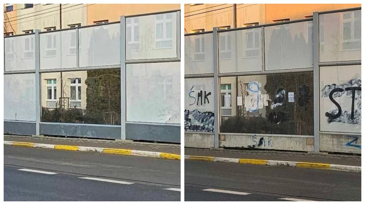 Miasto usunęło graffiti z ekranów dźwiękochłonnych. Po drodze pojawiły się problemy - Zdjęcie główne