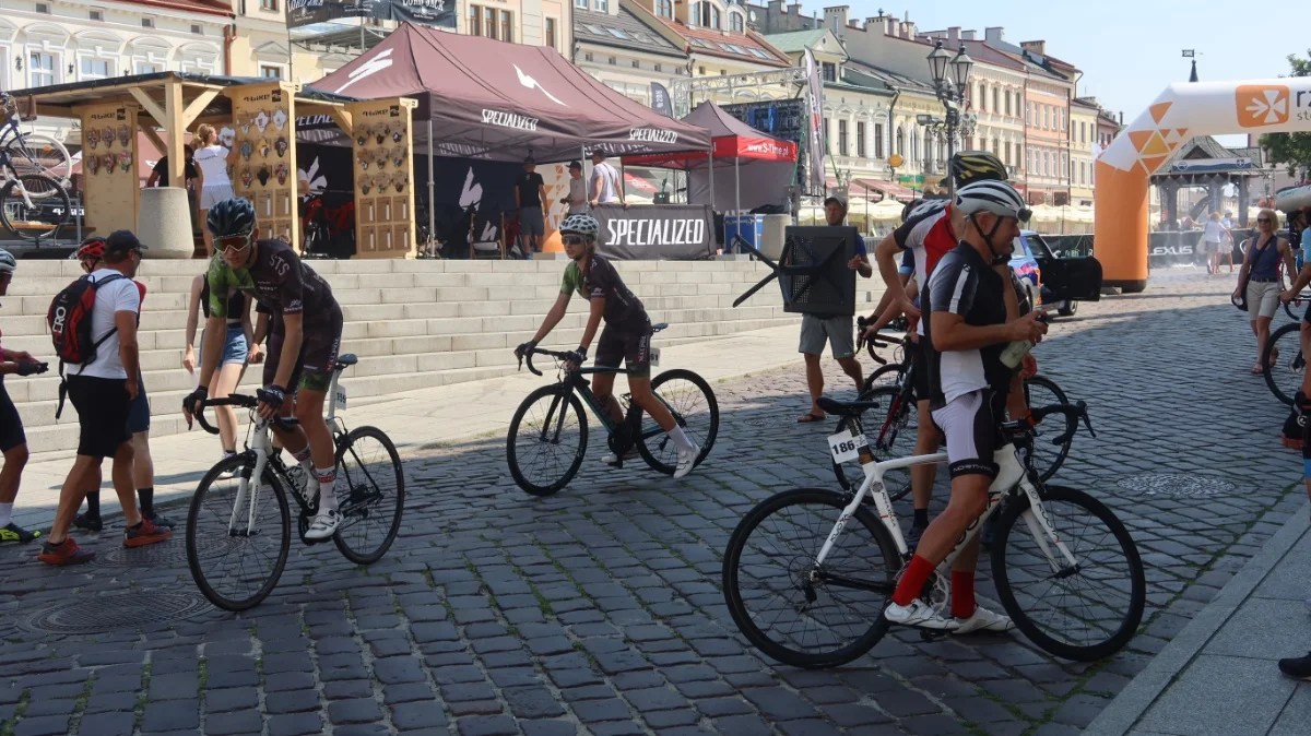 Wyścig kolarski na ulicach Rzeszowa