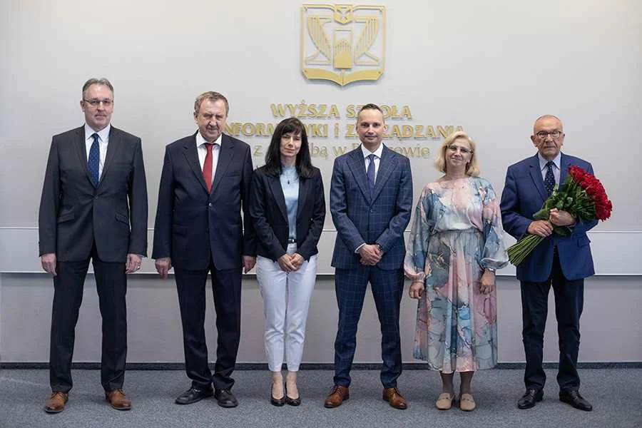 Wyższa Szkoła Informatyki i Zarządzania w Rzeszowie z nowym rektorem - Zdjęcie główne